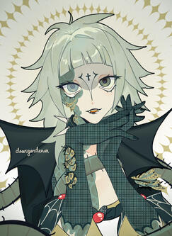 Rendered sample, portrait style